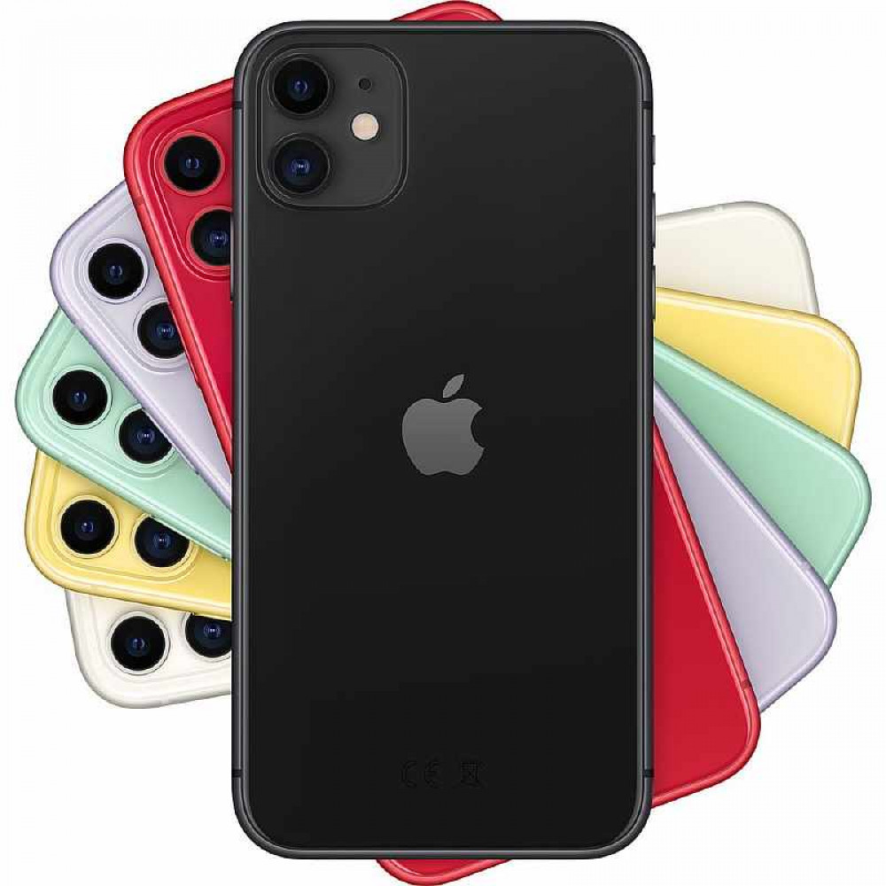 Смартфон Apple iPhone 11 64 ГБ чёрный