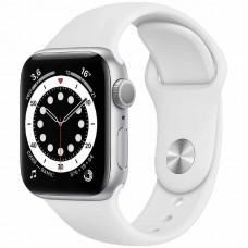 Смарт-часы Apple Watch Series 6 40 мм серебристый, спортивный ремешок