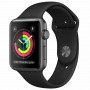 Смарт-часы Apple Watch Series 3 38 мм серый космос, спортивный ремешок