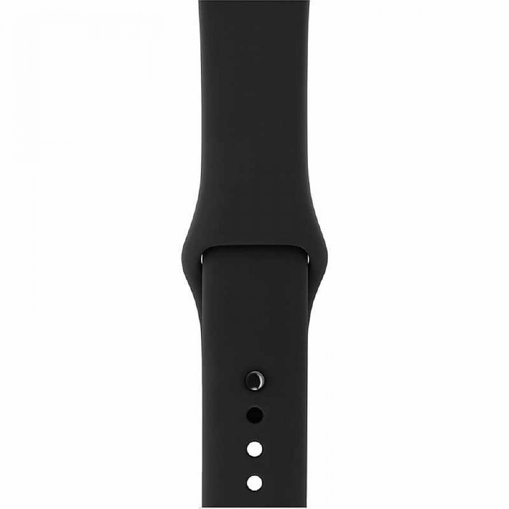 Смарт-часы Apple Watch Series 3 38 мм серый космос, спортивный ремешок