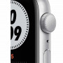 Смарт-часы Apple Watch Nike SE 40 мм серебристый, спортивный ремешок