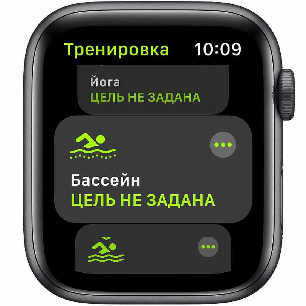 Смарт-часы Apple Watch SE 40 мм серый космос, спортивный ремешок