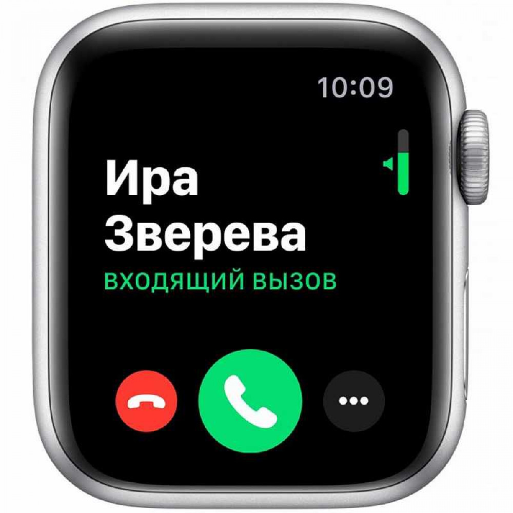 Смарт-часы Apple Watch Nike Series 5 40 мм серебристый, спортивный ремешок