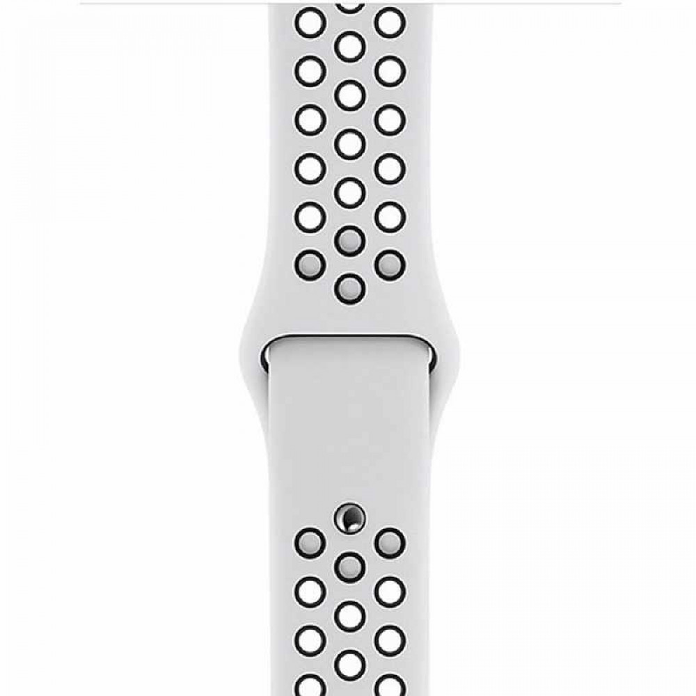 Смарт-часы Apple Watch Nike Series 5 40 мм серебристый, спортивный ремешок