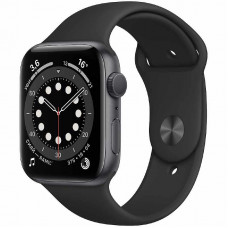 Смарт-часы Apple Watch Series 6 44 мм серый космос, спортивный ремешок