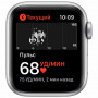 Смарт-часы Apple Watch Nike Series 5 40 мм серебристый, спортивный ремешок